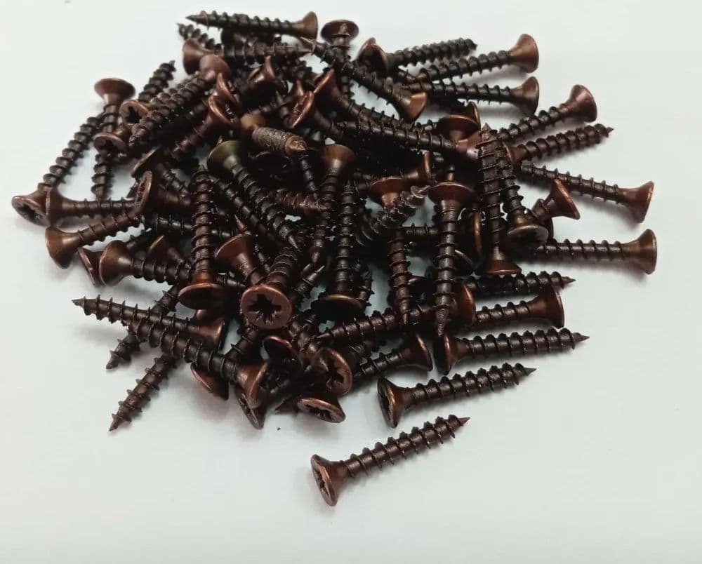 Vite 3,5x45mm - 50pz TPS testa conica bronzata per legno truciolare in Viti per legno Aloiserw.com - Altomonte, commercioVirtuoso.it