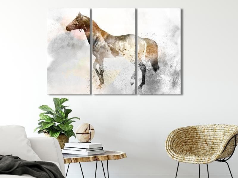 Quadro - Fiery Steed (3 Parts) in Poster e stampe Collezione Casa - Trebisacce, commercioVirtuoso.it
