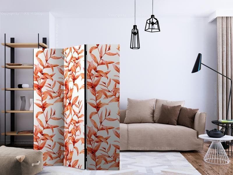 Paravento - Coral Leaves in Paraventi Collezione Casa - Trebisacce, commercioVirtuoso.it