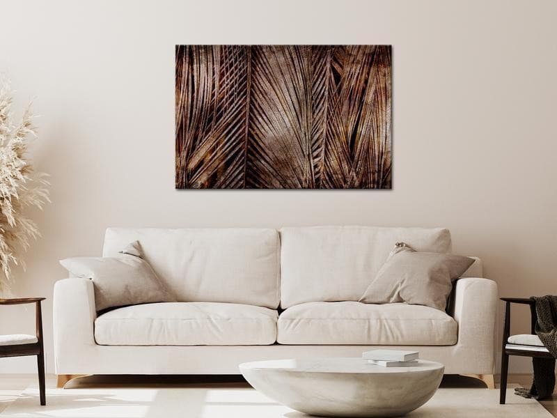 Quadro - Dark Palms (1 Part) Wide in Poster e stampe Collezione Casa - Trebisacce, commercioVirtuoso.it