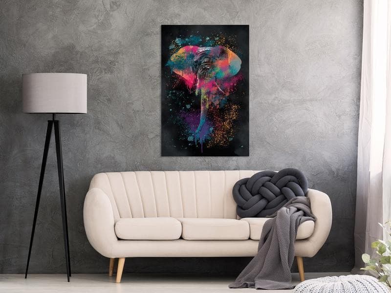 Quadro - Colourful Safari (1 Part) Vertical in Poster e stampe Collezione Casa - Trebisacce, commercioVirtuoso.it