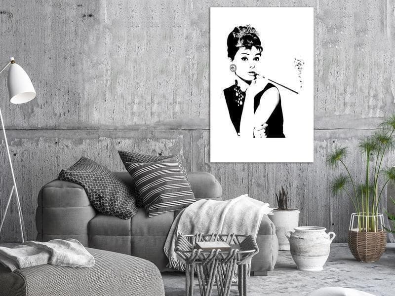 Quadro - Audrey (1 Part) Vertical in Poster e stampe Collezione Casa - Trebisacce, commercioVirtuoso.it