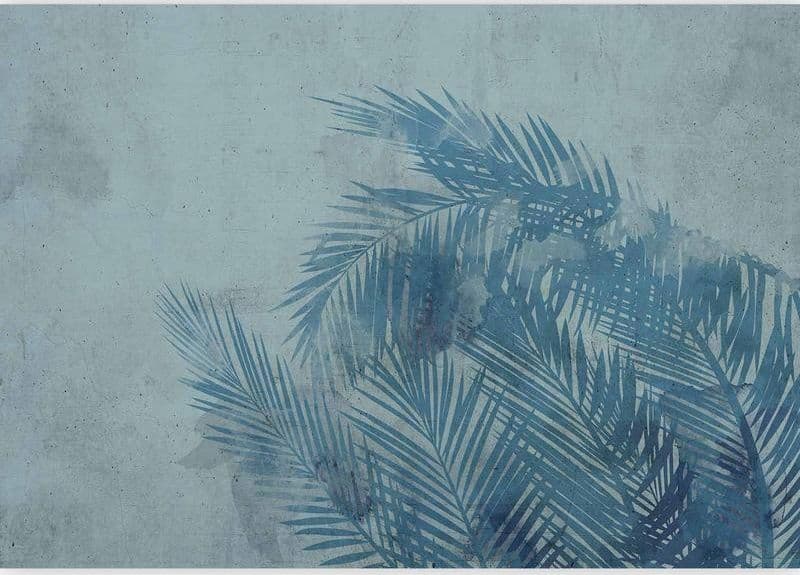 Carta da parati - Palm Trees in Blue in Carta da parati Collezione Casa - Trebisacce, commercioVirtuoso.it