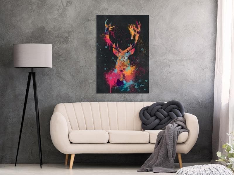 Quadro - Spectacular Deer (1 Part) Vertical in Poster e stampe Collezione Casa - Trebisacce, commercioVirtuoso.it