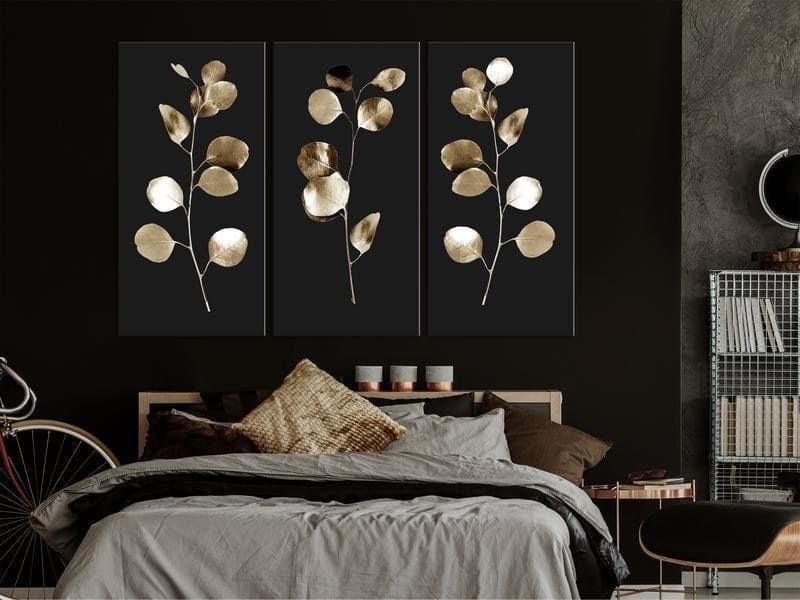 Quadro - Golden Dusk (3 Parts) in Dipinti Collezione Casa - Trebisacce, commercioVirtuoso.it