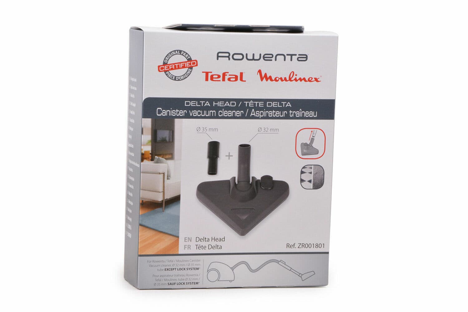 Rowenta spazzola Delta aspirapolvere Spaceo Silence Force Artec 35/32mm ASP19 in prodotto EuroStore07 - Alatri, commercioVirtuoso.it