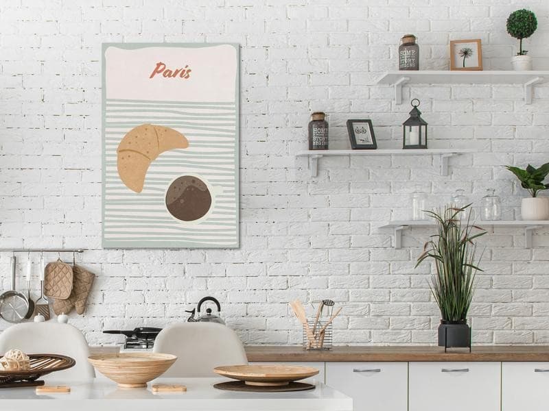 Quadro - Parisian Breakfast (1 Part) Vertical in Poster e stampe Collezione Casa - Trebisacce, commercioVirtuoso.it