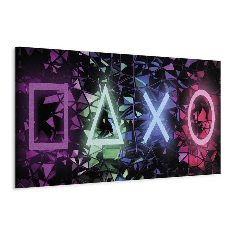 Quadro - Fun Symbols (1 Part) Narrow in Poster e stampe Collezione Casa - Trebisacce, commercioVirtuoso.it