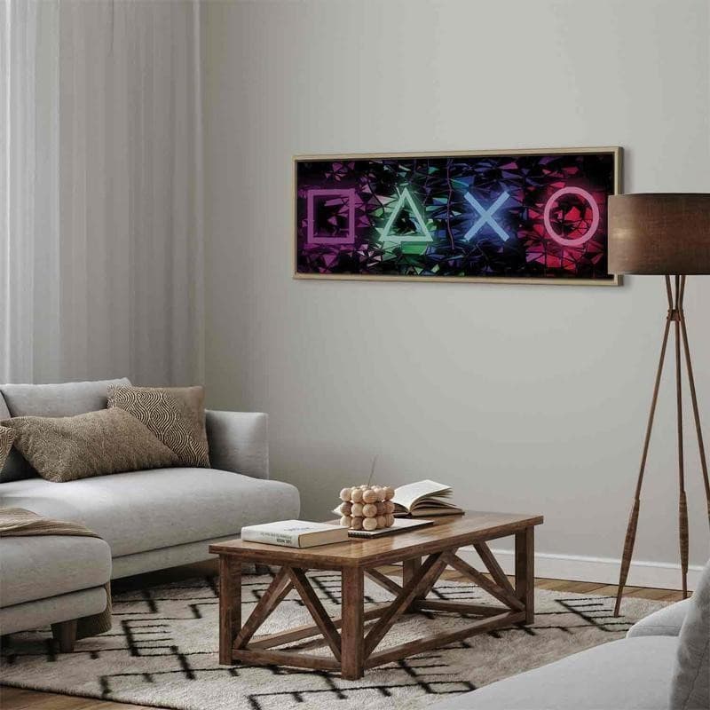 Quadro - Fun Symbols (1 Part) Narrow in Poster e stampe Collezione Casa - Trebisacce, commercioVirtuoso.it