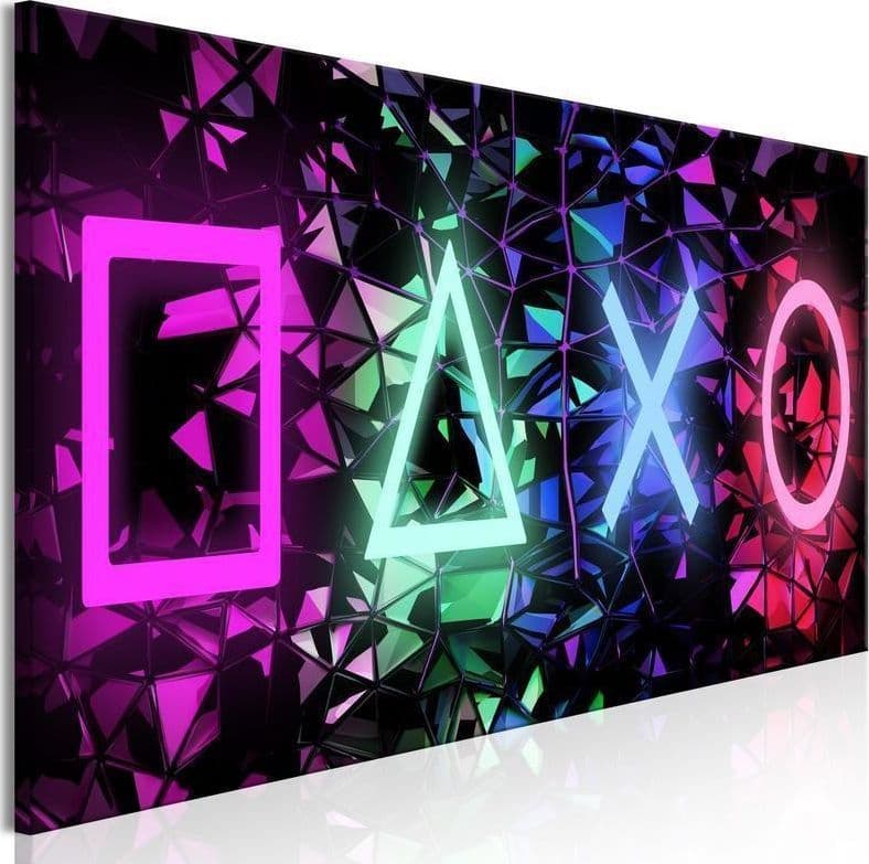 Quadro - Fun Symbols (1 Part) Narrow in Poster e stampe Collezione Casa - Trebisacce, commercioVirtuoso.it