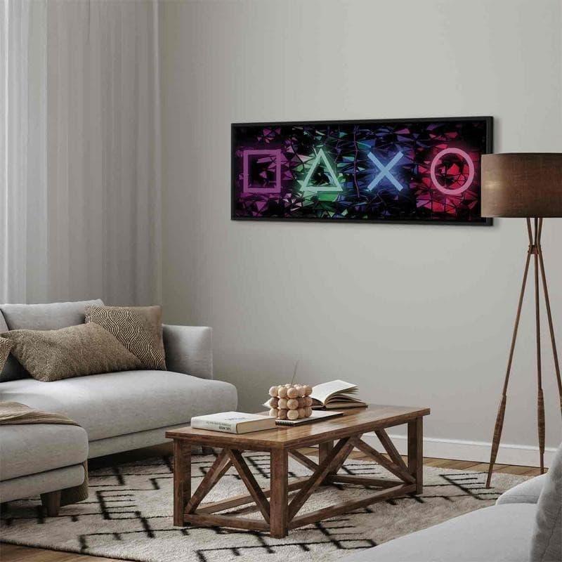 Quadro - Fun Symbols (1 Part) Narrow in Poster e stampe Collezione Casa - Trebisacce, commercioVirtuoso.it