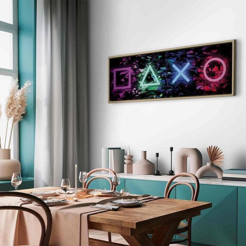 Quadro - Fun Symbols (1 Part) Narrow in Poster e stampe Collezione Casa - Trebisacce, commercioVirtuoso.it