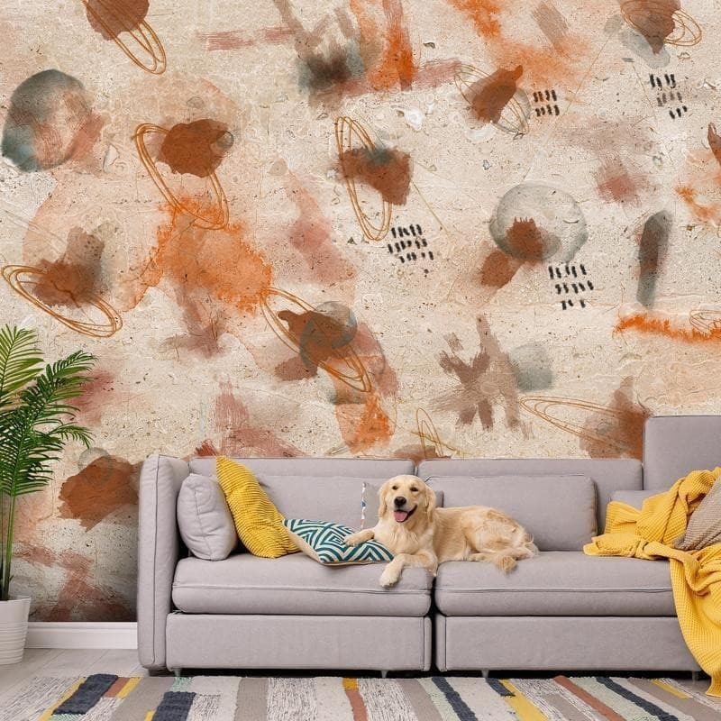Carta da parati - Painted on Stone in Carta da parati Collezione Casa - Trebisacce, commercioVirtuoso.it