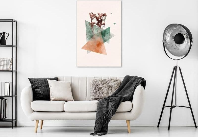 Quadro - Modernist Flower (1 Part) Vertical in Poster e stampe Collezione Casa - Trebisacce, commercioVirtuoso.it