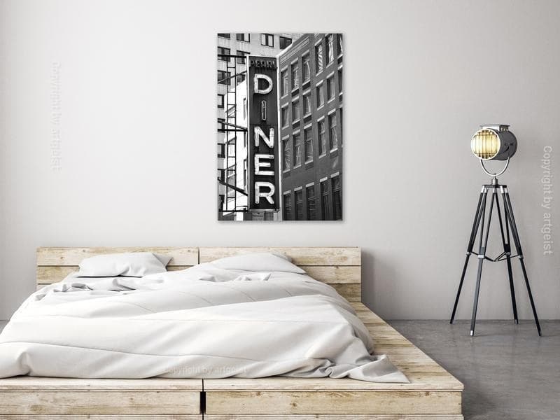 Quadro - New York Neon Sign (1 Part) Vertical in Insegne luminose Collezione Casa - Trebisacce, commercioVirtuoso.it