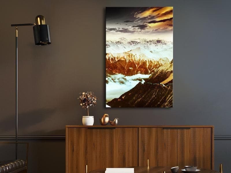 Quadro - Copper Mountains (1 Part) Vertical in Poster e stampe Collezione Casa - Trebisacce, commercioVirtuoso.it