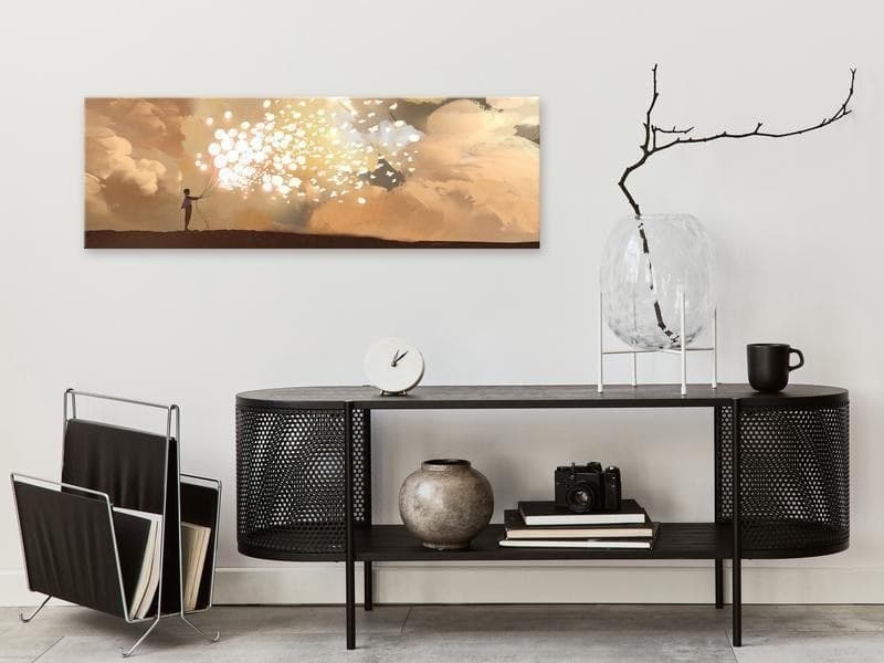 Quadro - Fluttering Balloons (1 Part) Narrow in Palloncini Collezione Casa - Trebisacce, commercioVirtuoso.it