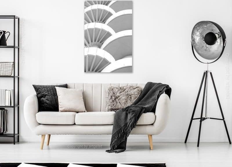 Quadro - White Detail (1 Part) Vertical in Poster e stampe Collezione Casa - Trebisacce, commercioVirtuoso.it