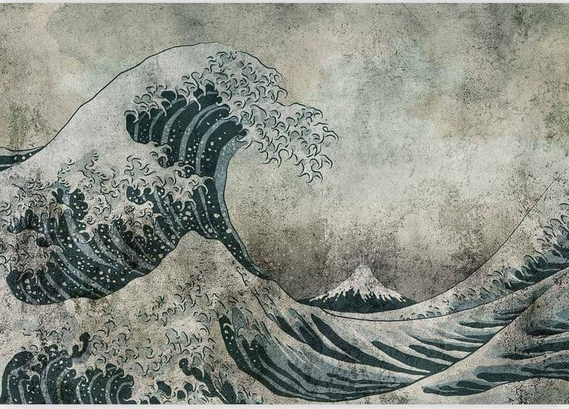 Carta da parati - Power of the Big Wave in Carta da parati Collezione Casa - Trebisacce, commercioVirtuoso.it