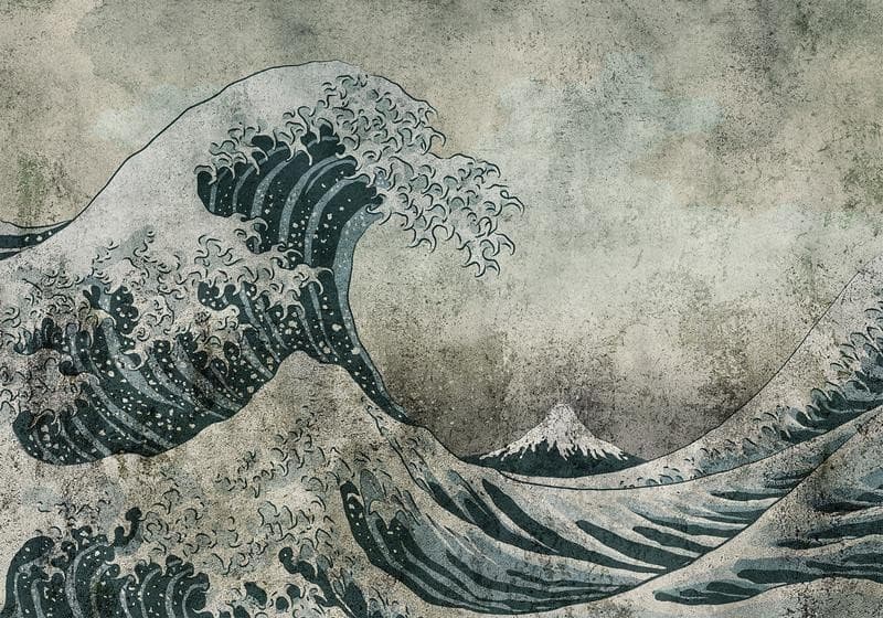 Carta da parati - Power of the Big Wave in Carta da parati Collezione Casa - Trebisacce, commercioVirtuoso.it