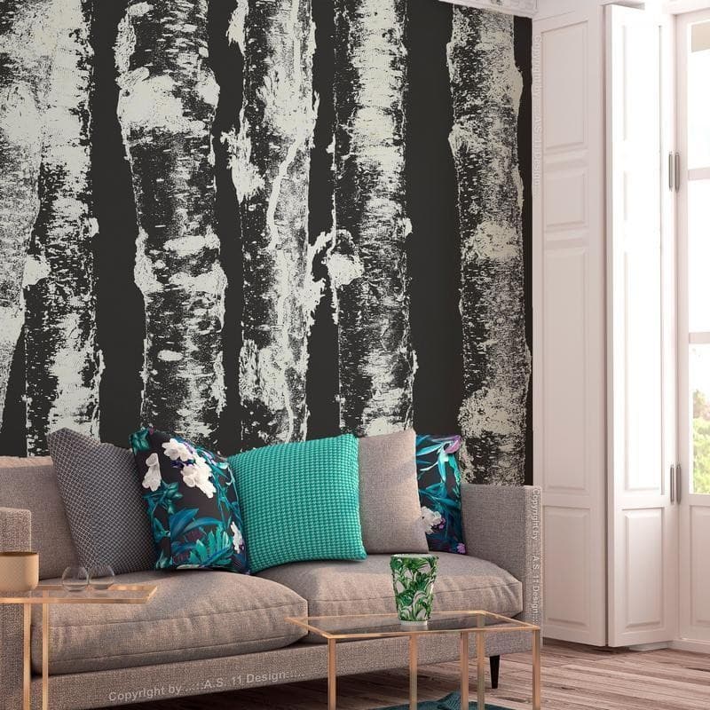 Carta da parati - Stately Birches - Second Variant in Carta da parati Collezione Casa - Trebisacce, commercioVirtuoso.it