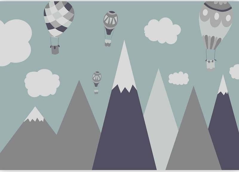 Carta da parati - Balloon Land in Carta da parati Collezione Casa - Trebisacce, commercioVirtuoso.it