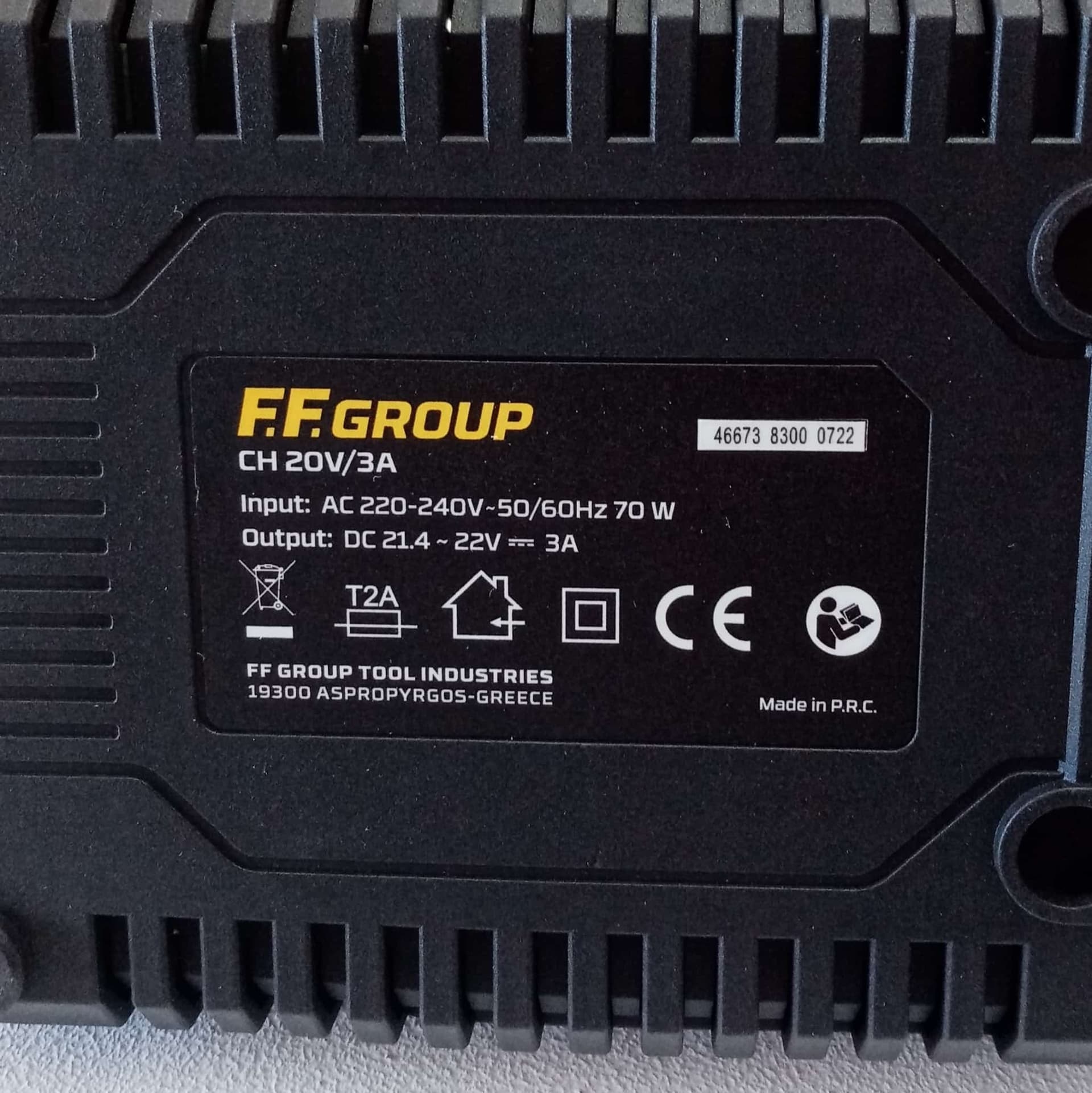 FF Group CH 20V 3A caricabatterie universale per batterie ioni di litio in Caricabatterie Aloiserw.com - Altomonte, commercioVirtuoso.it