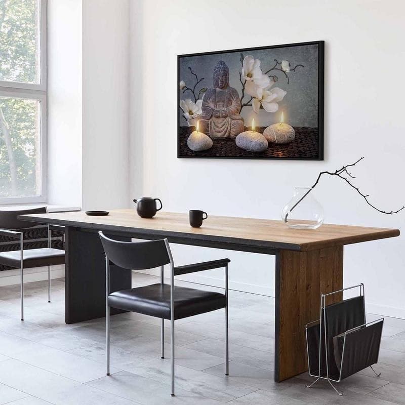Quadro - Buddha and Stones (1 Part) Wide in Poster e stampe Collezione Casa - Trebisacce, commercioVirtuoso.it