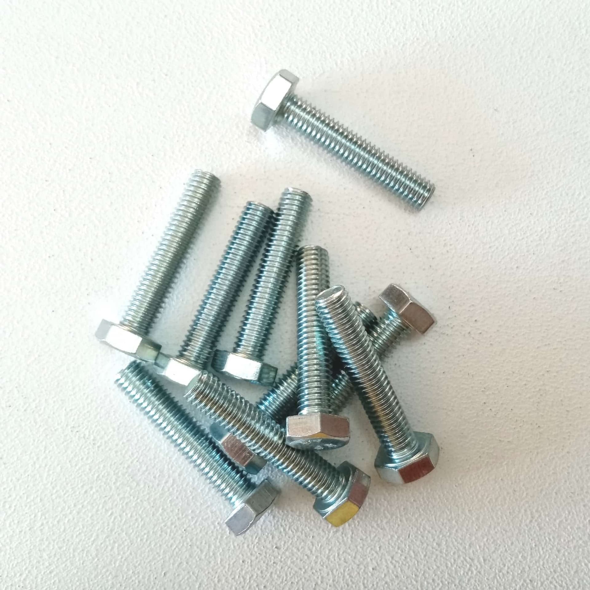Vite metallica zincata 10x20mm - 10pz chiave 17 testa esagonale tutta filettata in Bulloni a testa esagonale Aloiserw.com - Altomonte, commercioVirtuoso.it