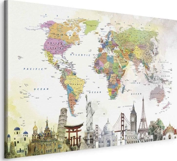 Quadro - Wonders of the World (1 Part) Wide in Poster e stampe Collezione Casa - Trebisacce, commercioVirtuoso.it