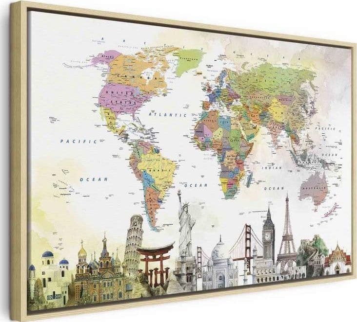 Quadro - Wonders of the World (1 Part) Wide in Poster e stampe Collezione Casa - Trebisacce, commercioVirtuoso.it