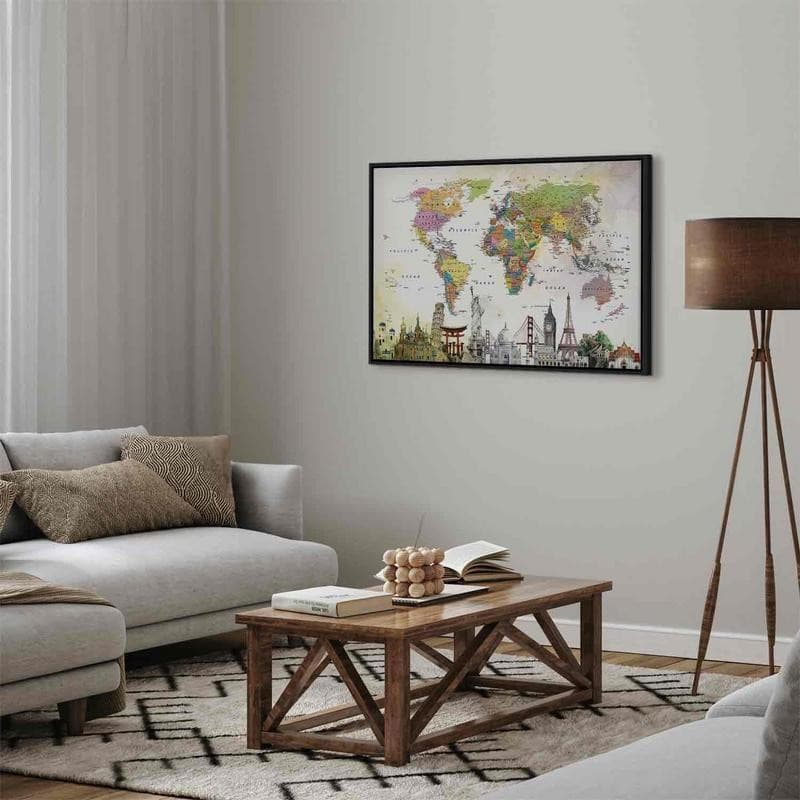 Quadro - Wonders of the World (1 Part) Wide in Poster e stampe Collezione Casa - Trebisacce, commercioVirtuoso.it