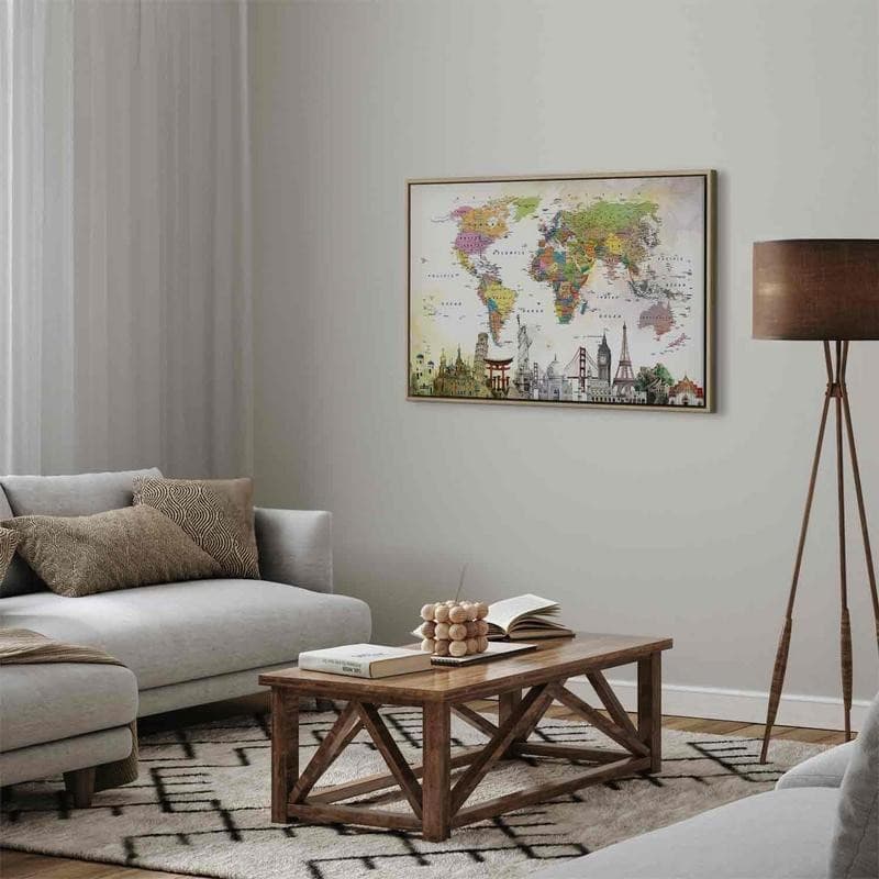 Quadro - Wonders of the World (1 Part) Wide in Poster e stampe Collezione Casa - Trebisacce, commercioVirtuoso.it