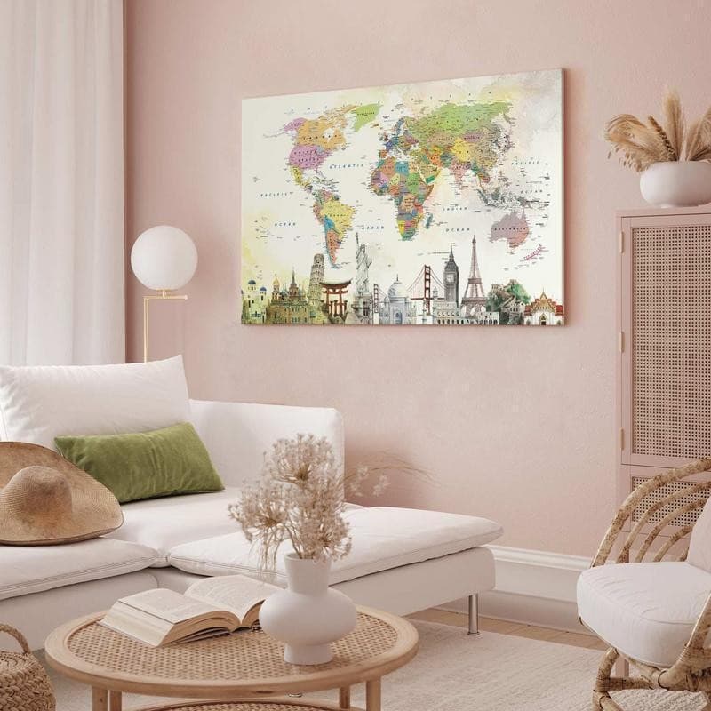 Quadro - Wonders of the World (1 Part) Wide in Poster e stampe Collezione Casa - Trebisacce, commercioVirtuoso.it