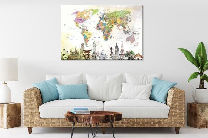 Quadro - Wonders of the World (1 Part) Wide in Poster e stampe Collezione Casa - Trebisacce, commercioVirtuoso.it