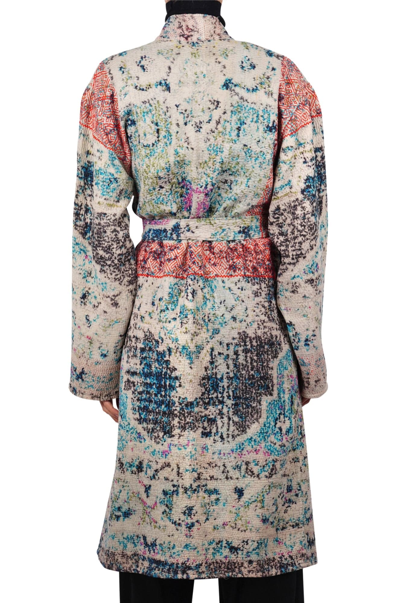 LA FEMME BLANCHE La Femme Blanche - Kimono - 470161 - Grigio/Petrolio da donna in Accappatoi e vestaglie Drestige - Casamassima, commercioVirtuoso.it