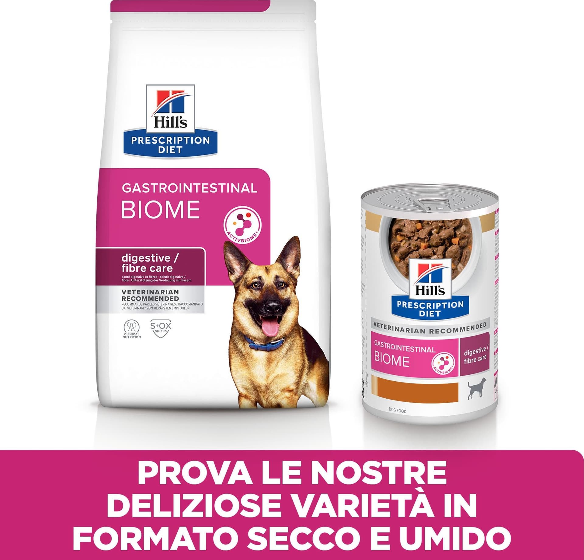 Hill's Prescription Diet Gastrointestinal Biome secco Cani Adulti pollo in Secco 101 Market - Poggibonsi, commercioVirtuoso.it