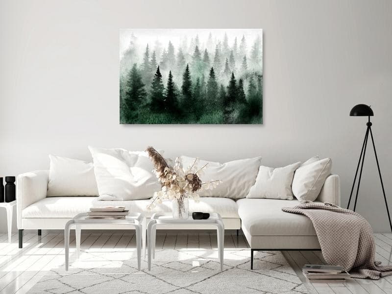 Quadro - Scandinavian Foggy Forest (1 Part) Wide in Poster e stampe Collezione Casa - Trebisacce, commercioVirtuoso.it