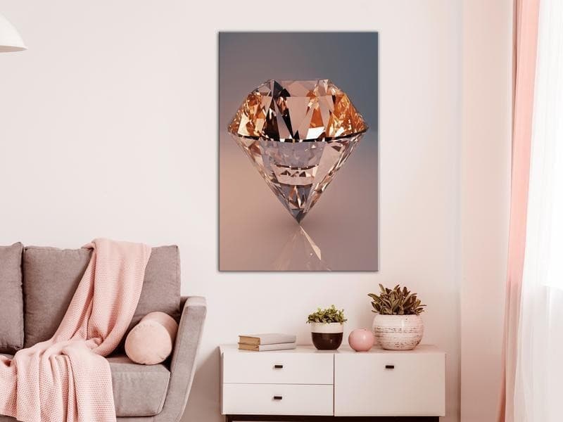 Quadro - Costly Diamond (1 Part) Vertical in Poster e stampe Collezione Casa - Trebisacce, commercioVirtuoso.it