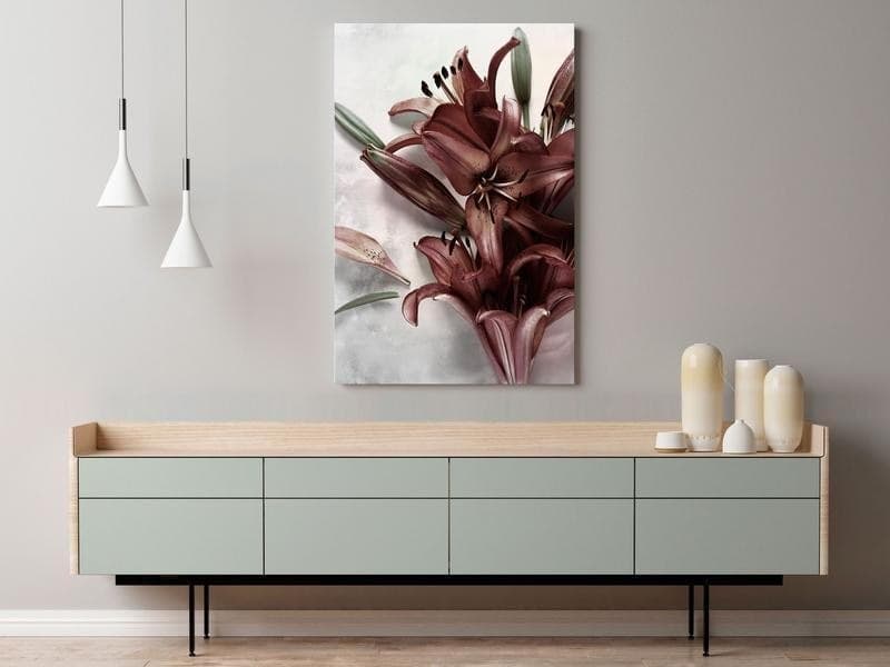 Quadro - Floral Form (1 Part) Vertical in Poster e stampe Collezione Casa - Trebisacce, commercioVirtuoso.it