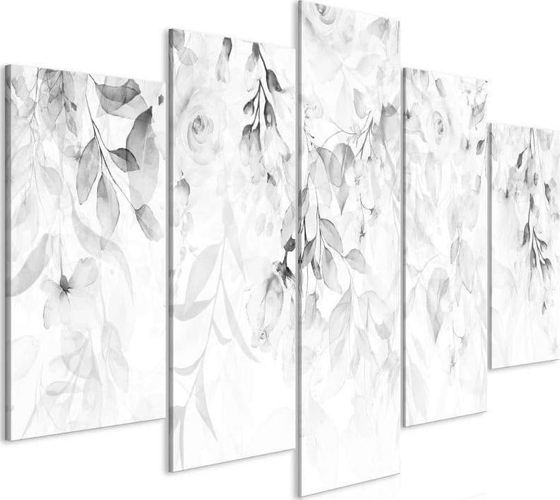 Quadro - Waterfall of Roses (5 Parts) Wide - Third Variant in Poster e stampe Collezione Casa - Trebisacce, commercioVirtuoso.it