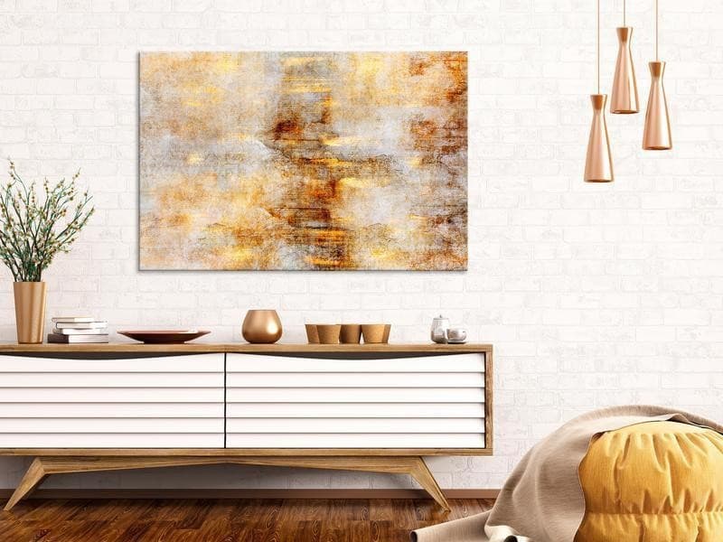 Quadro - Golden Lightning (1 Part) Wide in Poster e stampe Collezione Casa - Trebisacce, commercioVirtuoso.it