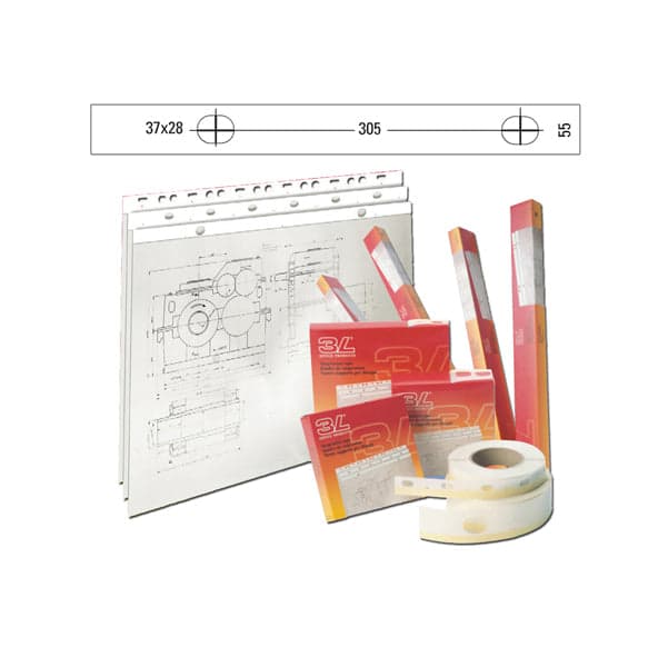 BANDA APPENDIDISEGNI Djois PVC BIANCO OPACO 55mm x 50mt (S885504