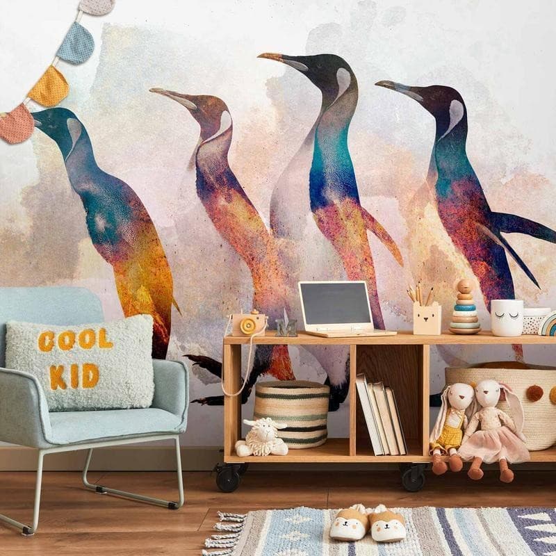 Carta da parati - Penguin Wandering in Carta da parati Collezione Casa - Trebisacce, commercioVirtuoso.it