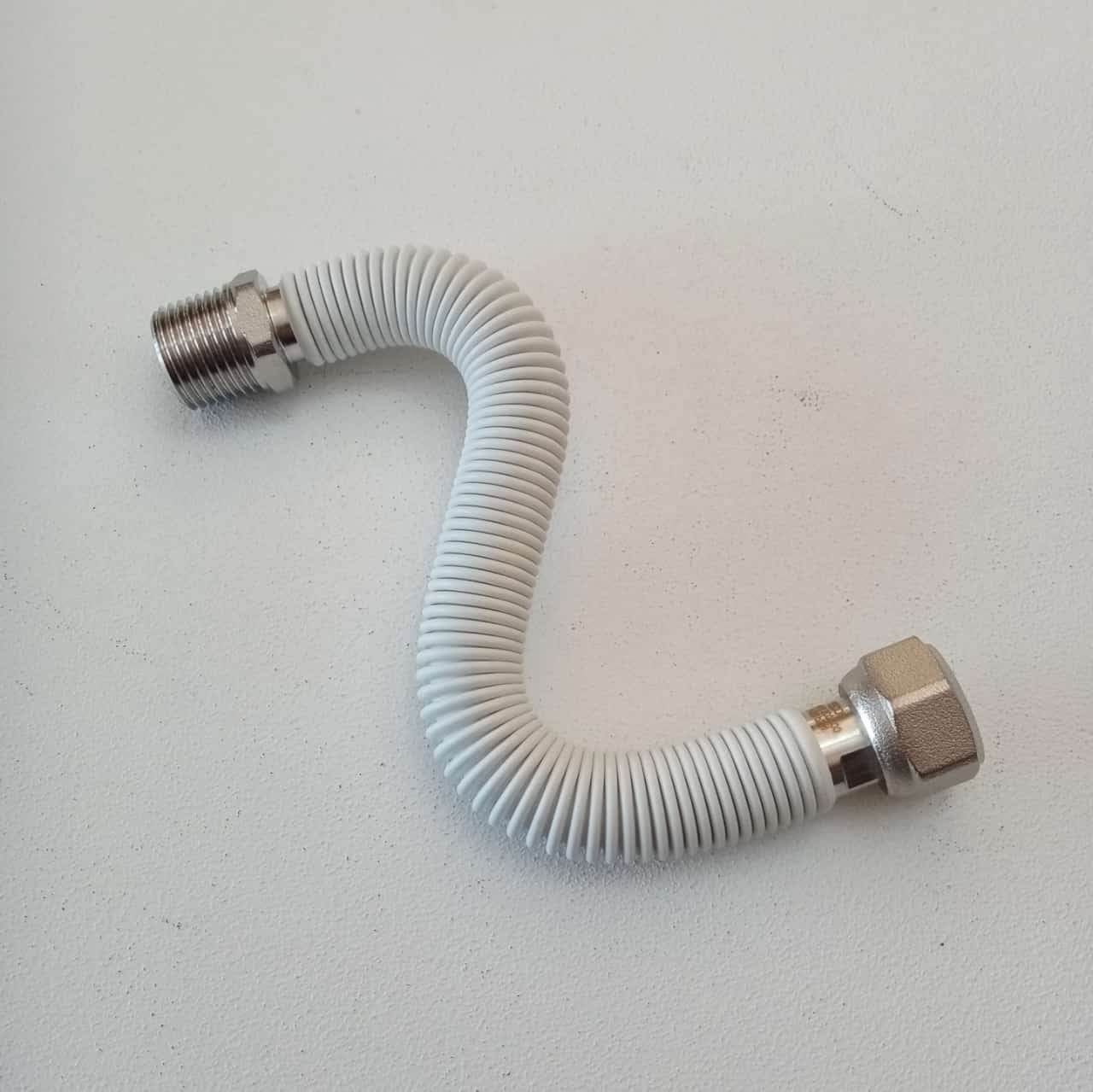 Flessibile MF 1 pollice da 10 a 20cm circa allungabile acciaio inox rivestito in Flessibili doccia Aloiserw.com - Altomonte, commercioVirtuoso.it
