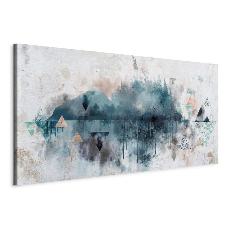 Quadro - Geometric Landscape (1 Part) in Poster e stampe Collezione Casa - Trebisacce, commercioVirtuoso.it