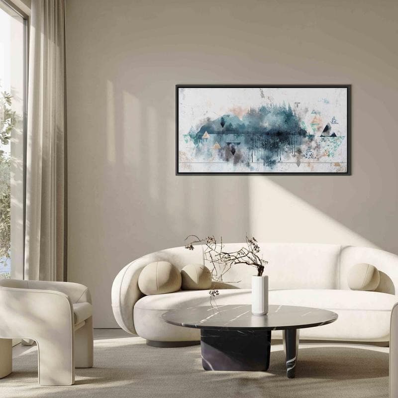 Quadro - Geometric Landscape (1 Part) in Poster e stampe Collezione Casa - Trebisacce, commercioVirtuoso.it