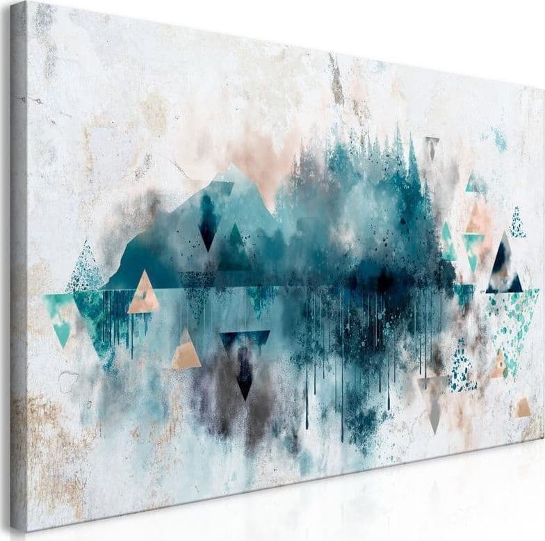 Quadro - Geometric Landscape (1 Part) in Poster e stampe Collezione Casa - Trebisacce, commercioVirtuoso.it