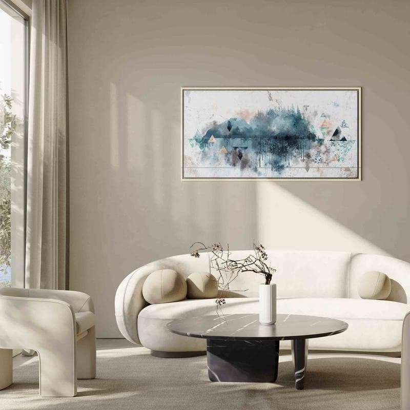 Quadro - Geometric Landscape (1 Part) in Poster e stampe Collezione Casa - Trebisacce, commercioVirtuoso.it