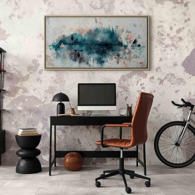 Quadro - Geometric Landscape (1 Part) in Poster e stampe Collezione Casa - Trebisacce, commercioVirtuoso.it